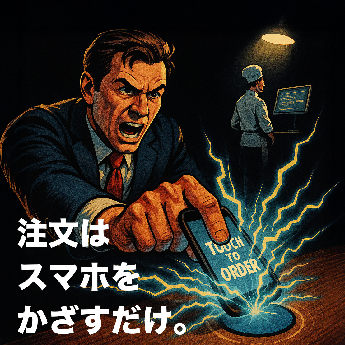 NFCタッチでオーダー